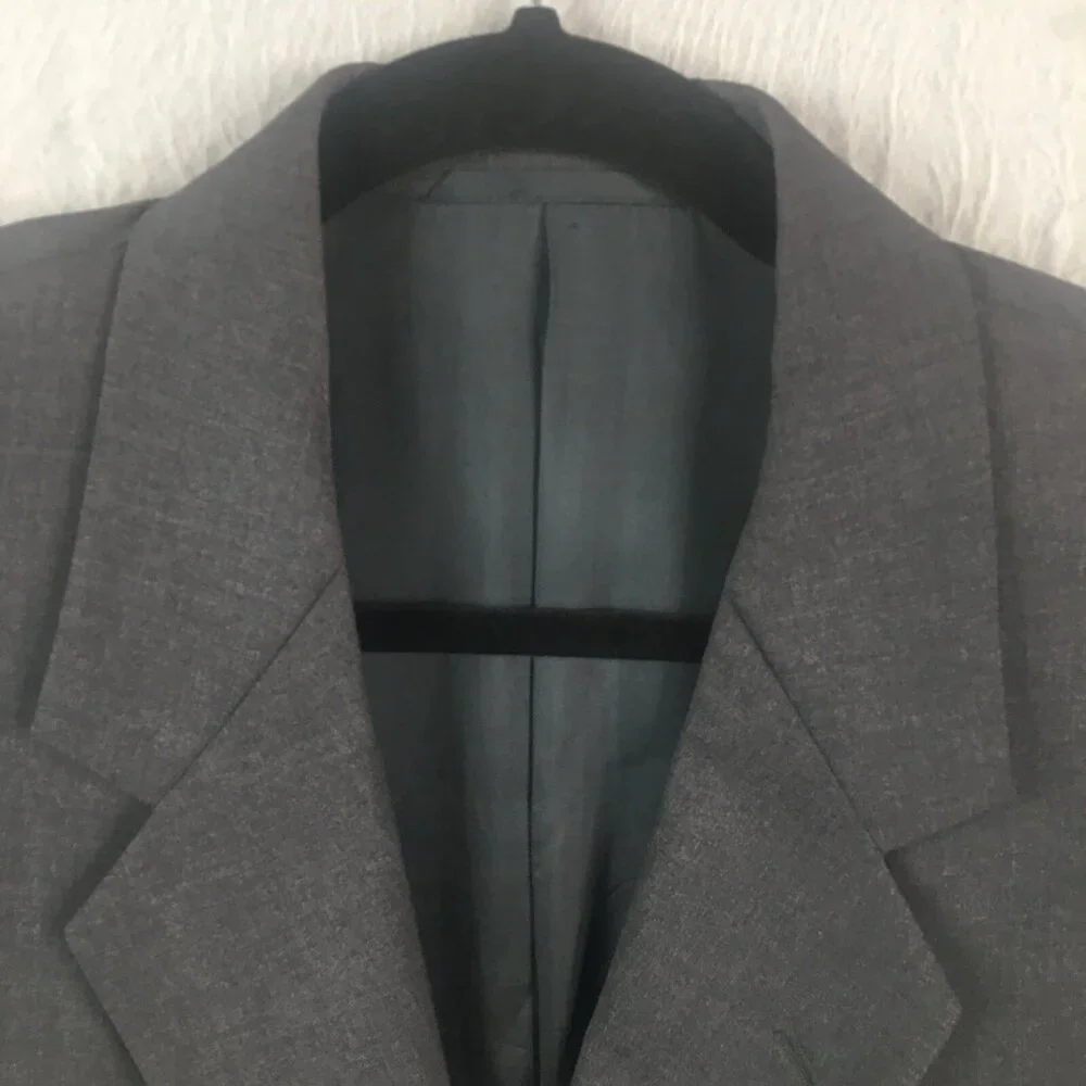 Saxyville Kilsund Blazer Men 50 US 44Gray 100% Wool Sweden Cavaliere Vintage